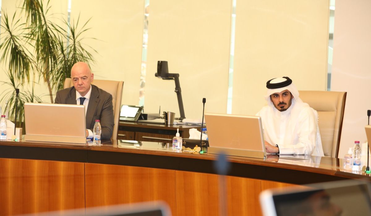 security operations commander receives FIFA president